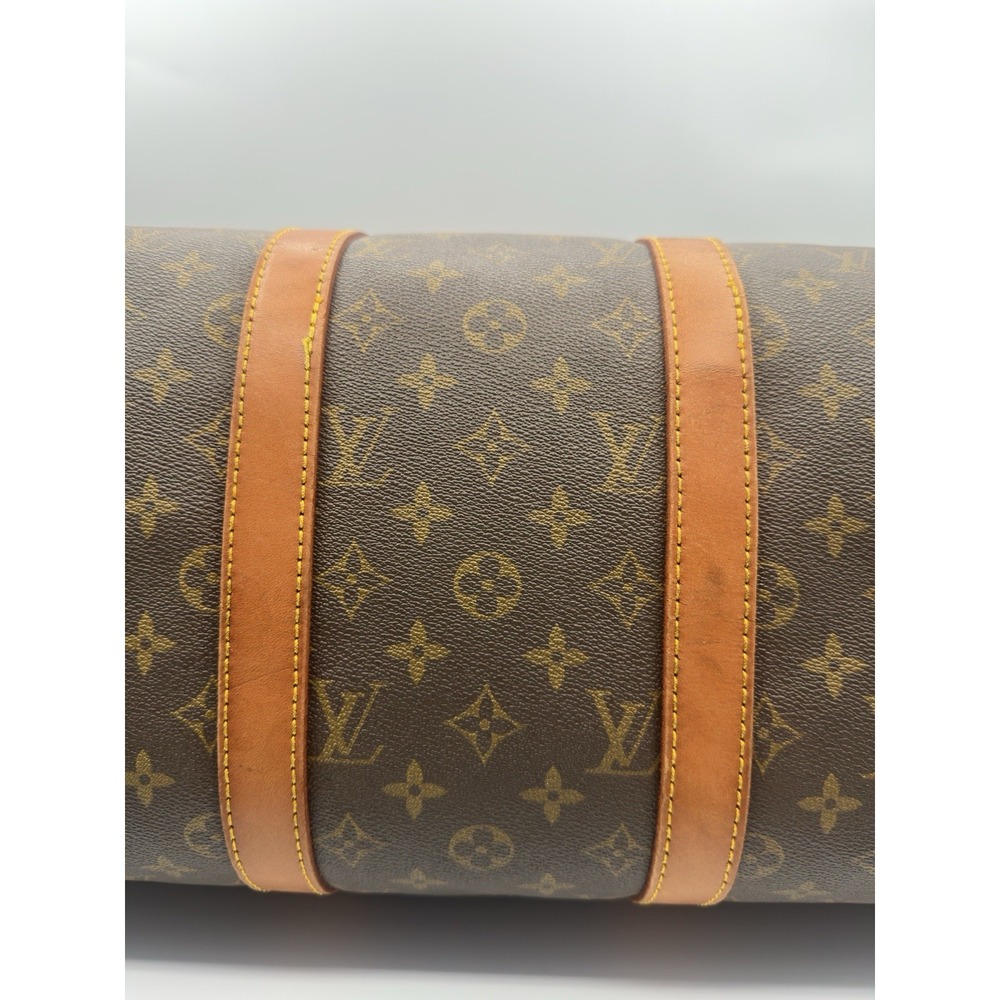 Louis Vuitton Keepall 45 Monogram Canvas Brown Travel Bag Vintage Duffle - Picture 13 of 16